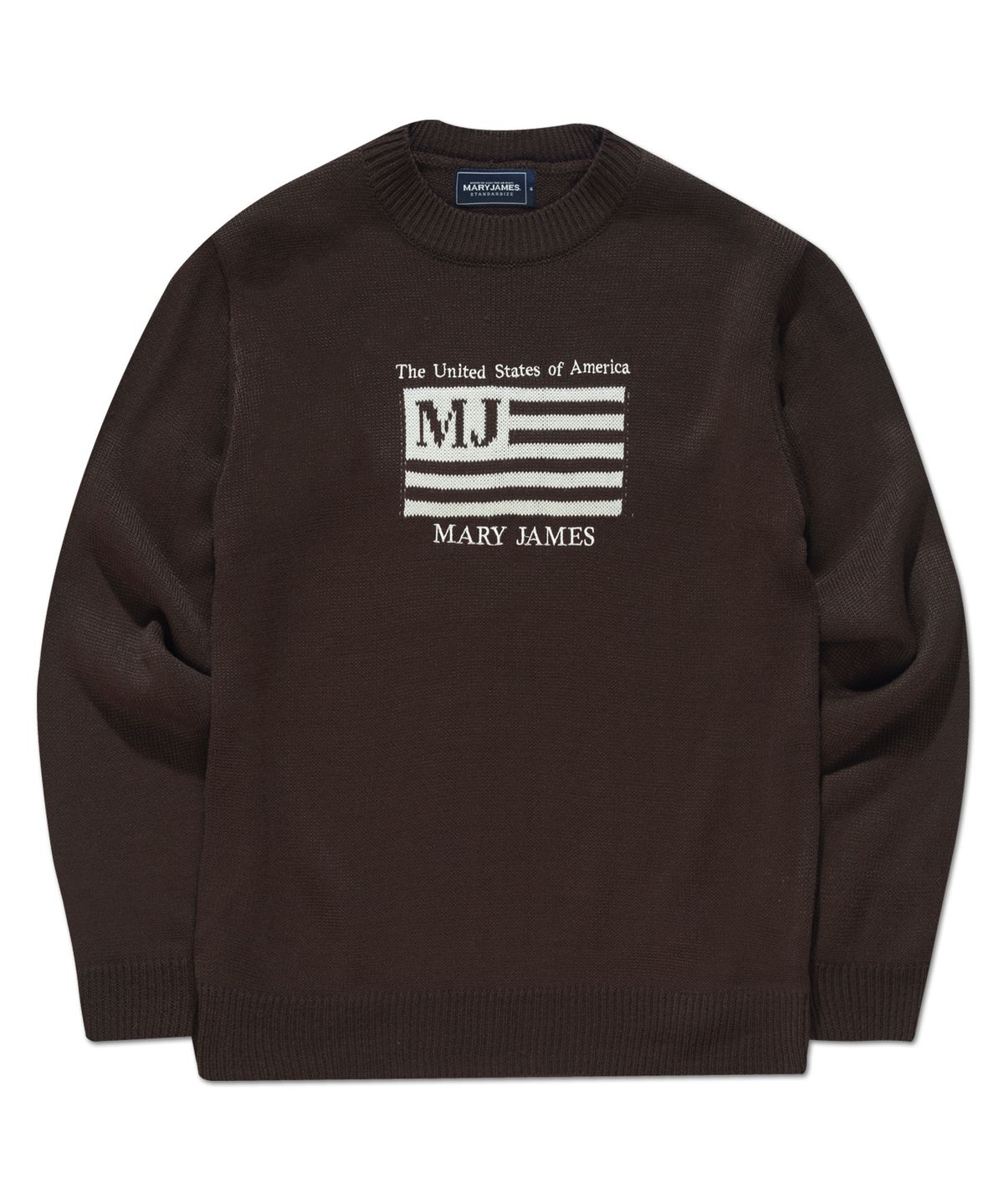 메리제임스(MARYJAMES) JERICA KNIT - BROWN