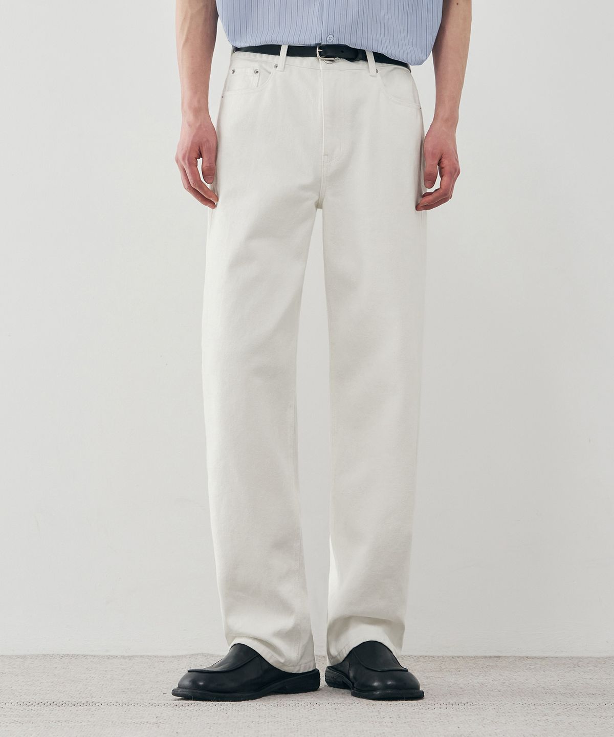 드로우핏(DRAW FIT) 유주얼 뉴 스트레이트 데님 팬츠 [WHITE]