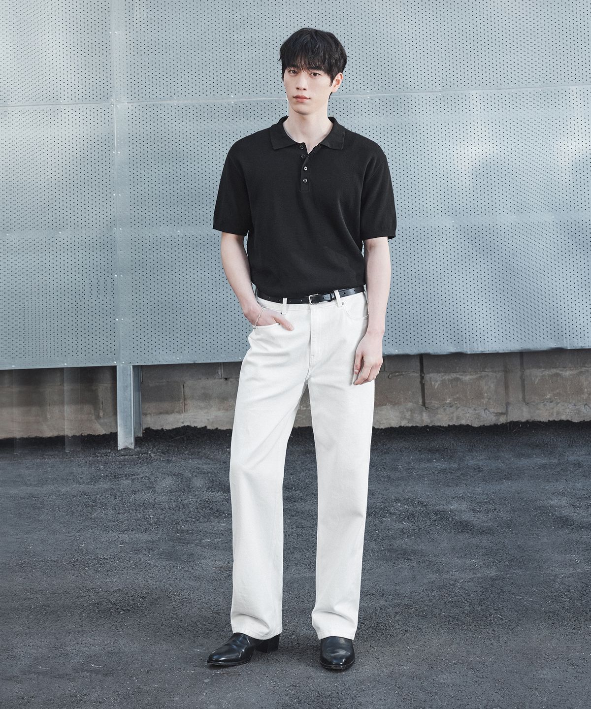드로우핏(DRAW FIT) 유주얼 뉴 스트레이트 데님 팬츠 [WHITE]