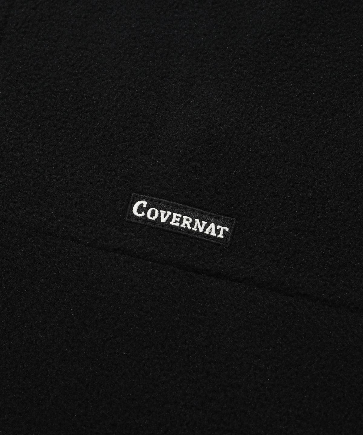 커버낫(COVERNAT) 플리스 집업 자켓 블랙
