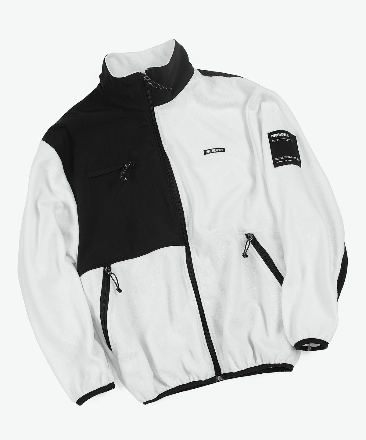 피스메이커(PIECE MAKER) FLEECE ZIPUP JACKET (WHITE)