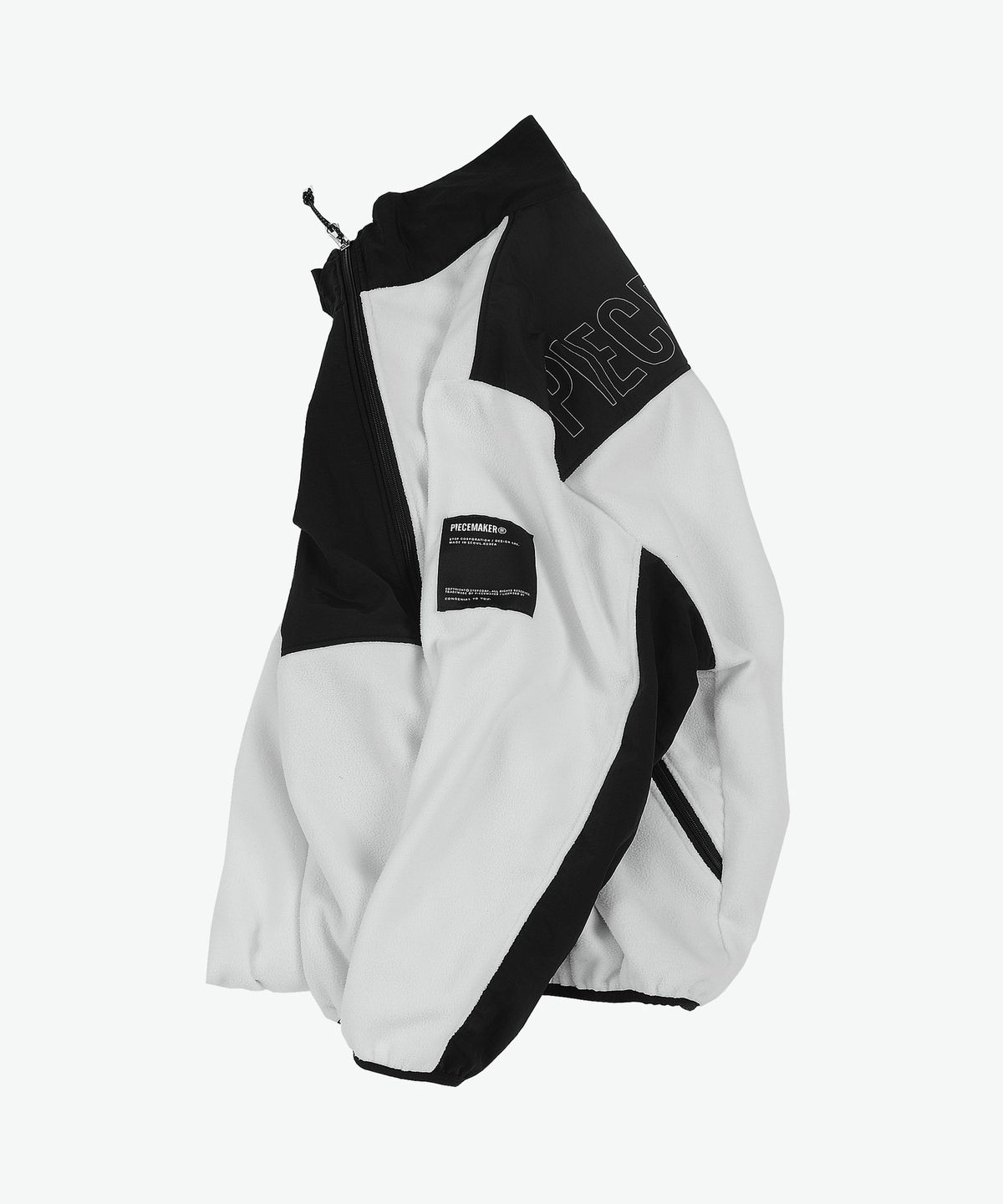 피스메이커(PIECE MAKER) FLEECE ZIPUP JACKET (WHITE)