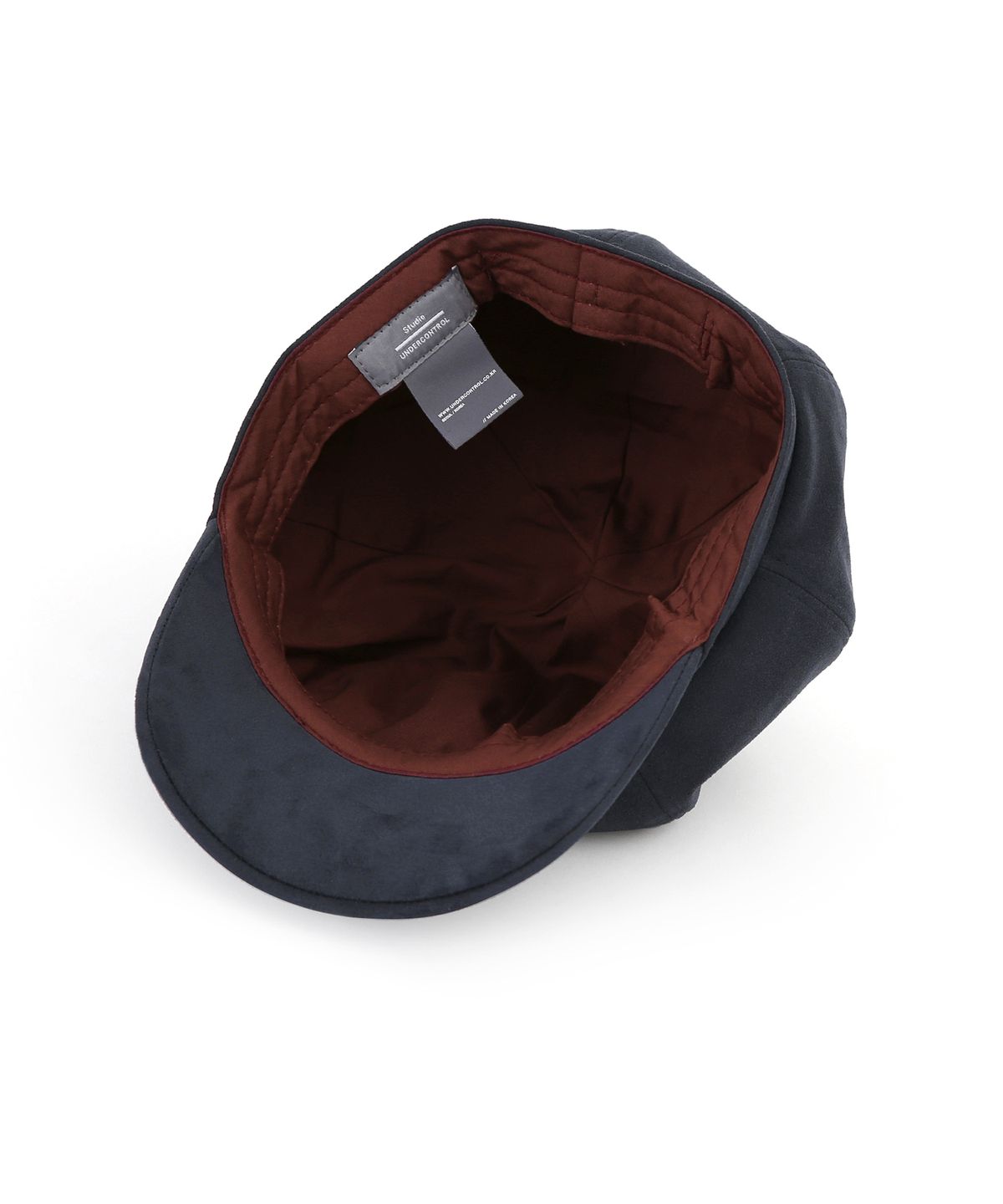언더컨트롤 스튜디오(UNDERCONTROL STUDIO) 스웨이드 헌팅캡 CASTRO BERET / T SUEDE / H NAVY