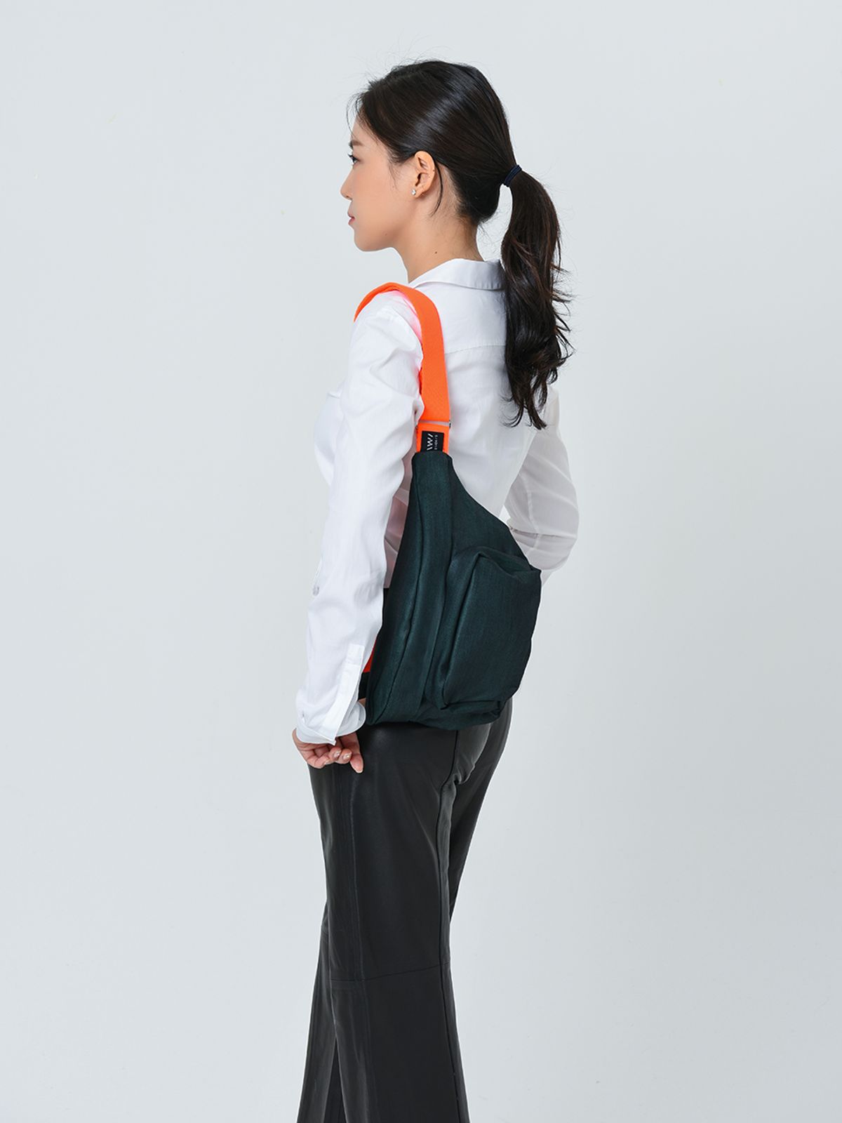 엘더블유엘(LWL) DENIM WAISTBAG (데님 웨이스트백) Green