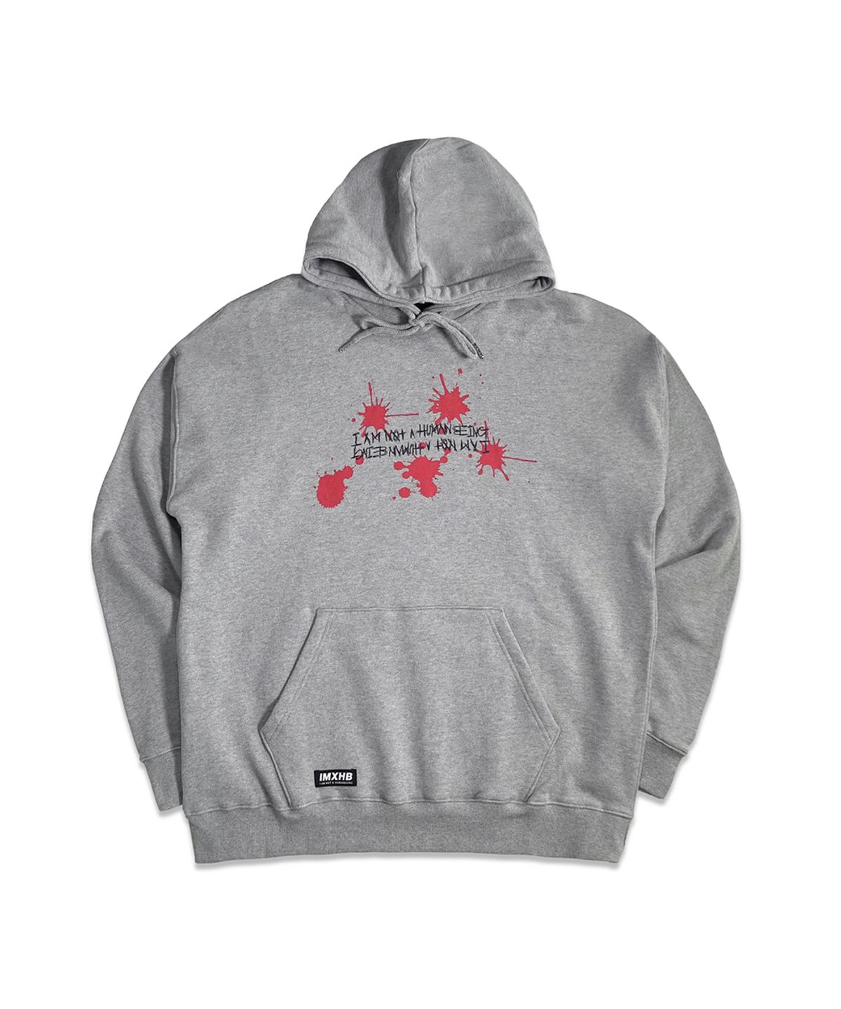 아임낫어휴먼비잉(I AM NOT A HUMAN BEING) Poly Bag Hoody - Grey