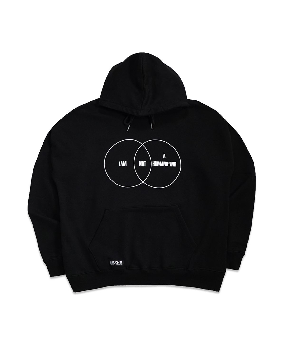 아임낫어휴먼비잉(I AM NOT A HUMAN BEING) A Hoody - Black
