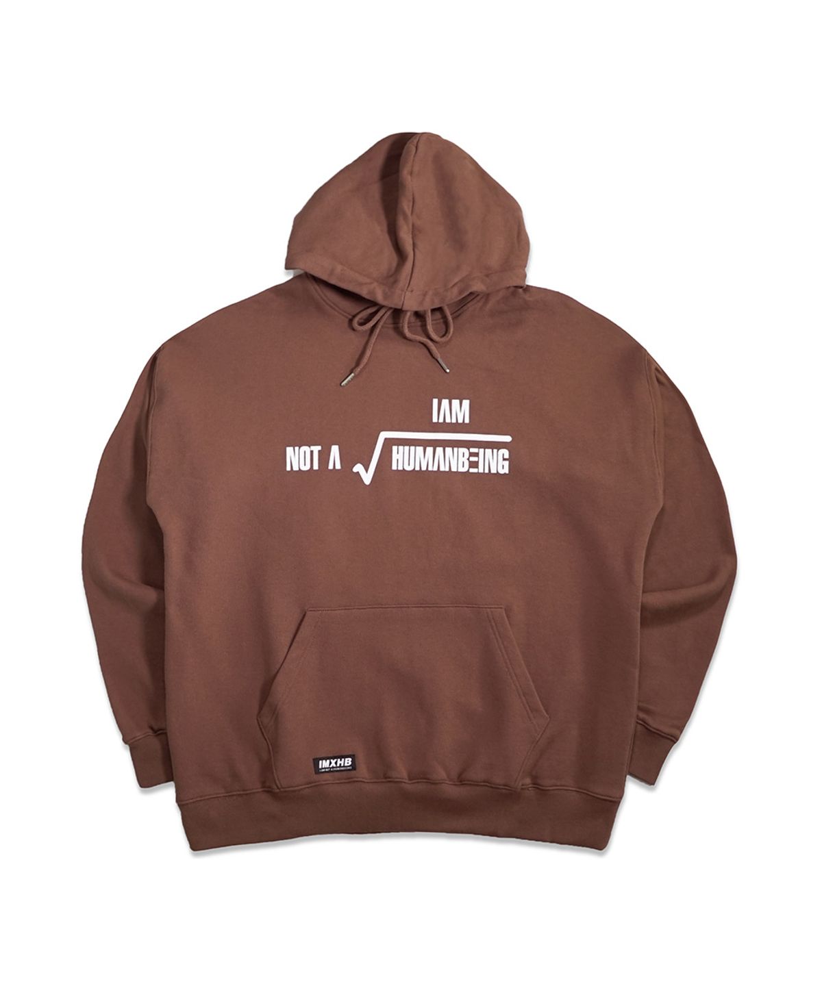 아임낫어휴먼비잉(I AM NOT A HUMAN BEING) Math Hoody - Wheat