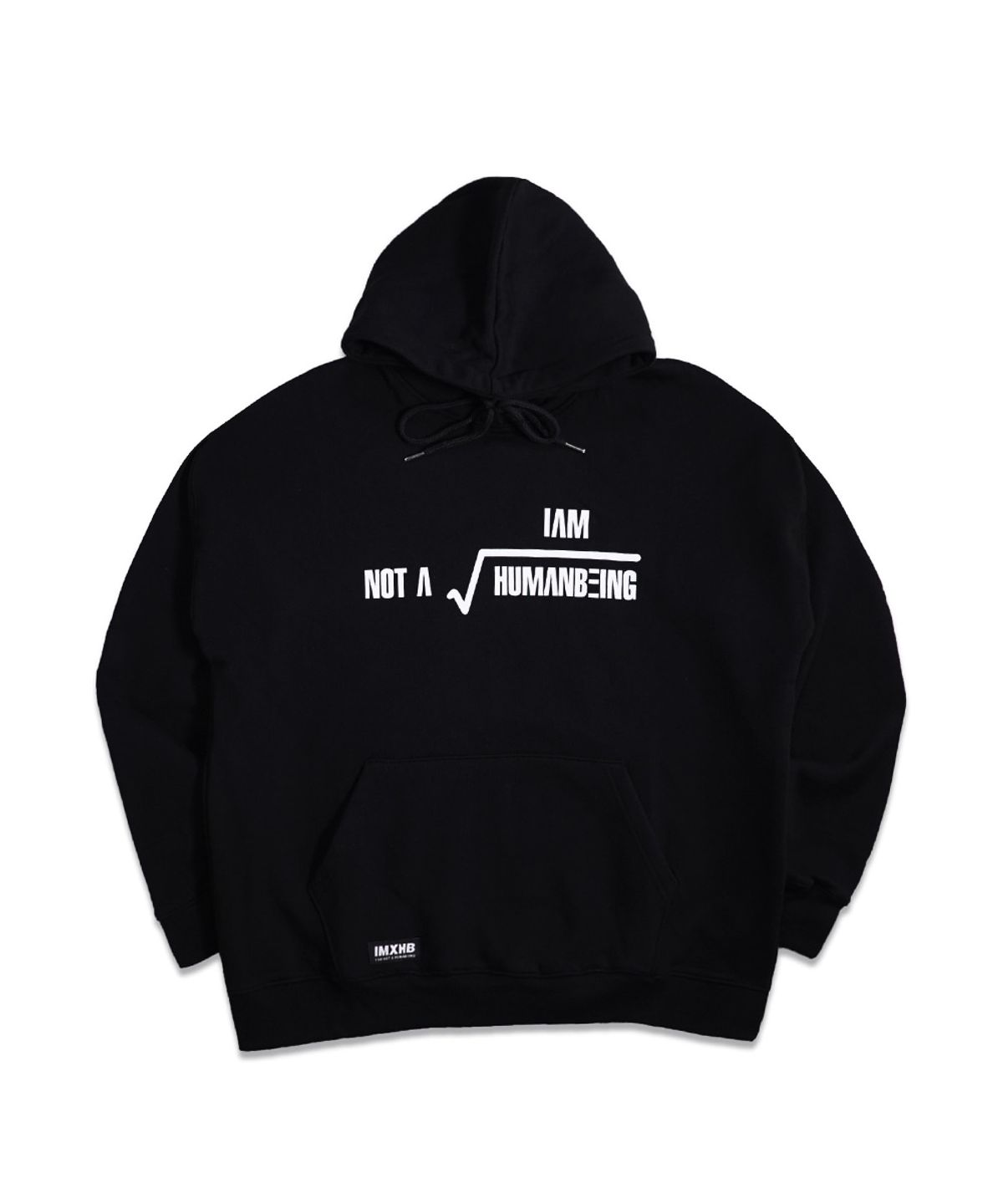아임낫어휴먼비잉(I AM NOT A HUMAN BEING) Math Hoody - Black