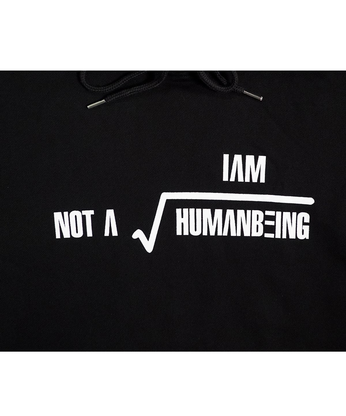 아임낫어휴먼비잉(I AM NOT A HUMAN BEING) Math Hoody - Black