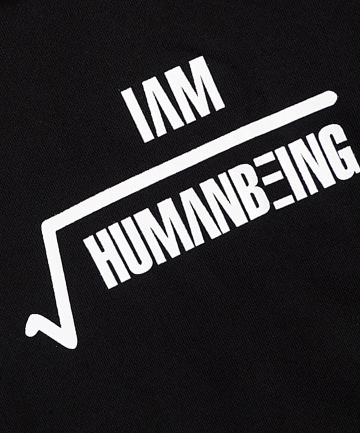 아임낫어휴먼비잉(I AM NOT A HUMAN BEING) Math Hoody - Black
