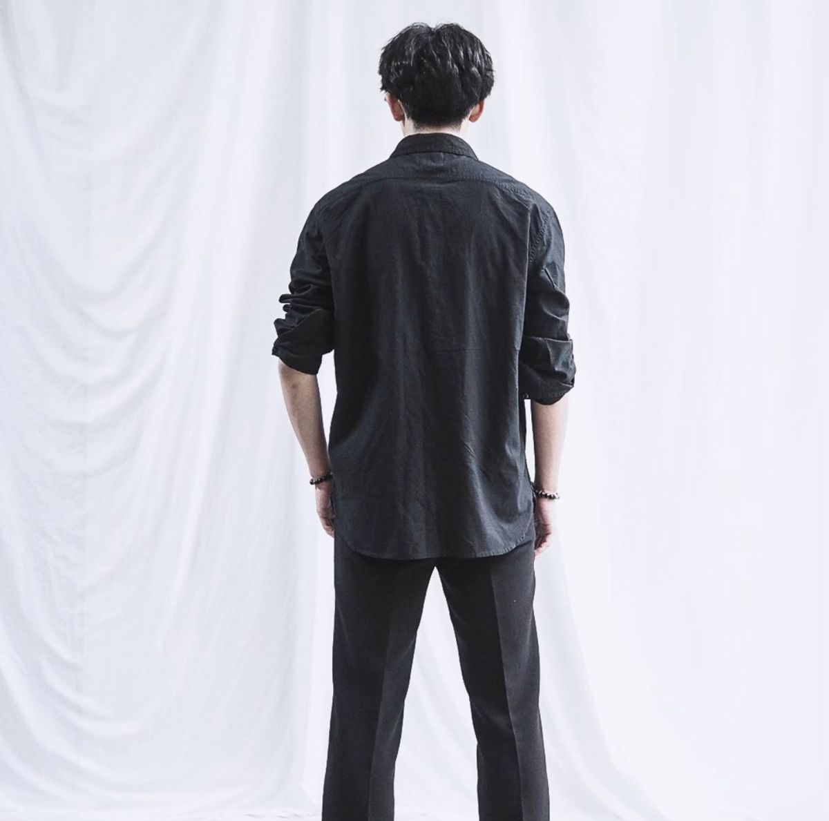에잇볼륨(EIGHTVOLUME) EV 오버핏 셔츠 2 블랙