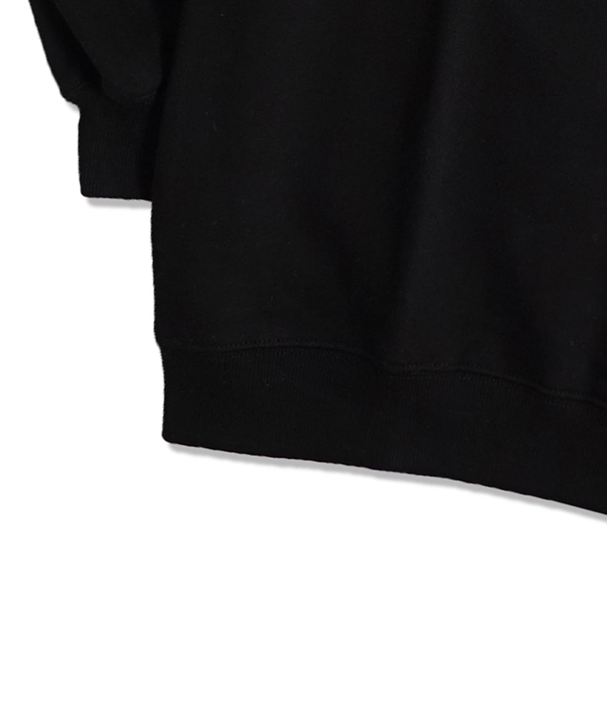 아임낫어휴먼비잉(I AM NOT A HUMAN BEING) New Basic Script Crewneck Shirts - Black