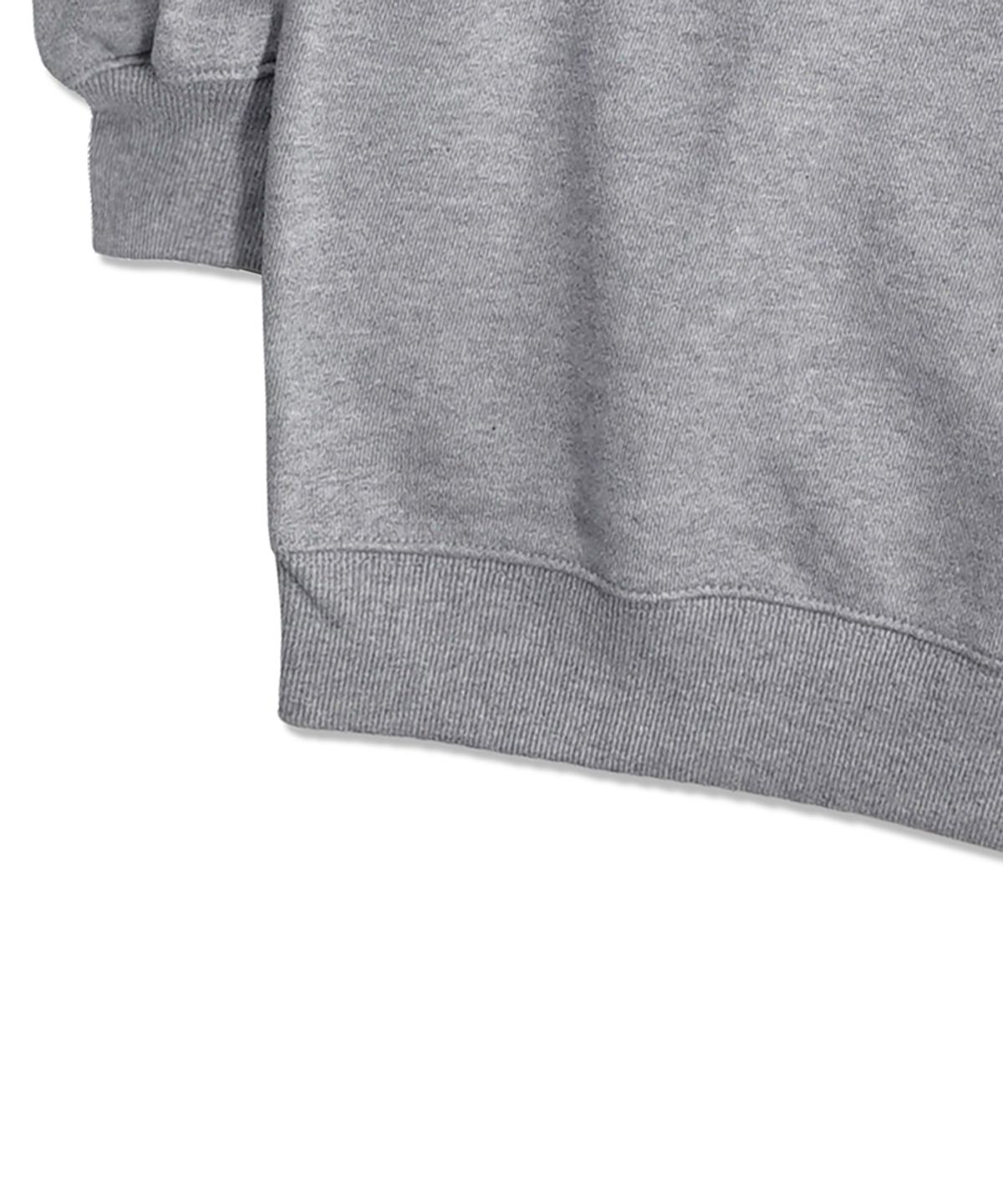 아임낫어휴먼비잉(I AM NOT A HUMAN BEING) New Basic Script Crewneck Shirts - Grey