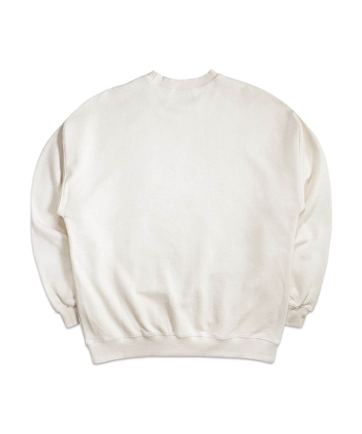 아임낫어휴먼비잉(I AM NOT A HUMAN BEING) New Basic Script Crewneck Shirts - Beige