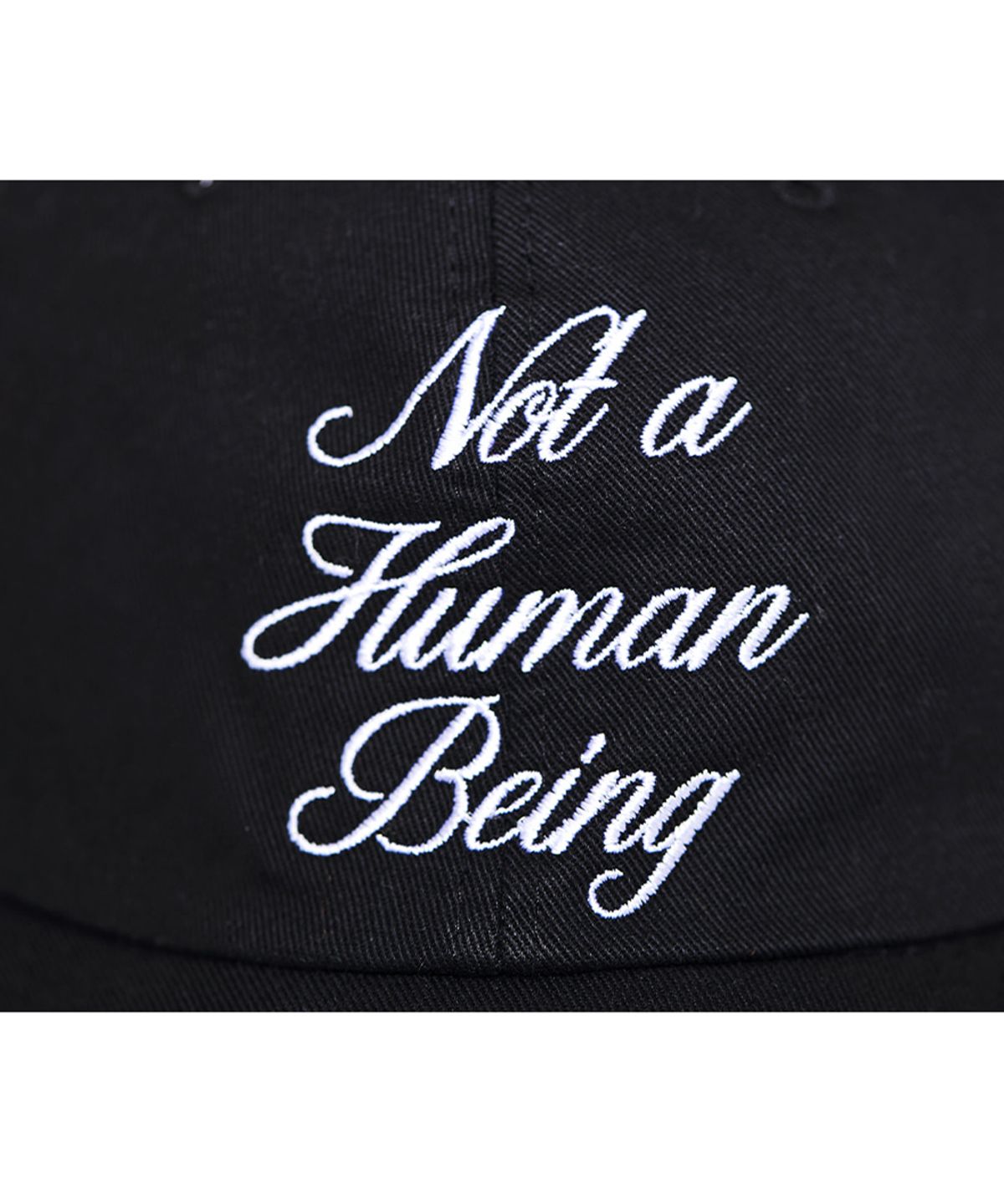 아임낫어휴먼비잉(I AM NOT A HUMAN BEING) New Basic Script Cap - Black