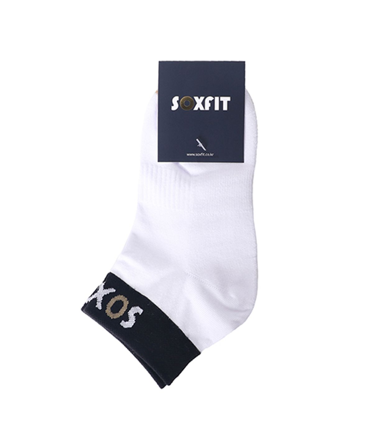 삭스핏(SOXFIT) 블랙 화이트 아틀레틱 앵클삭스