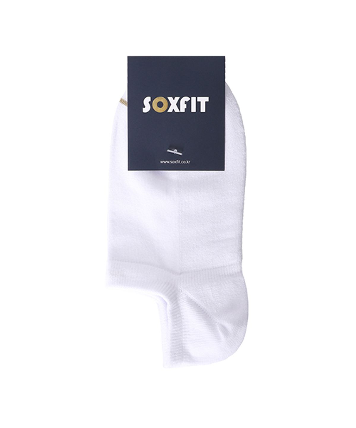 삭스핏(SOXFIT) 화이트 플레인 앵클삭스