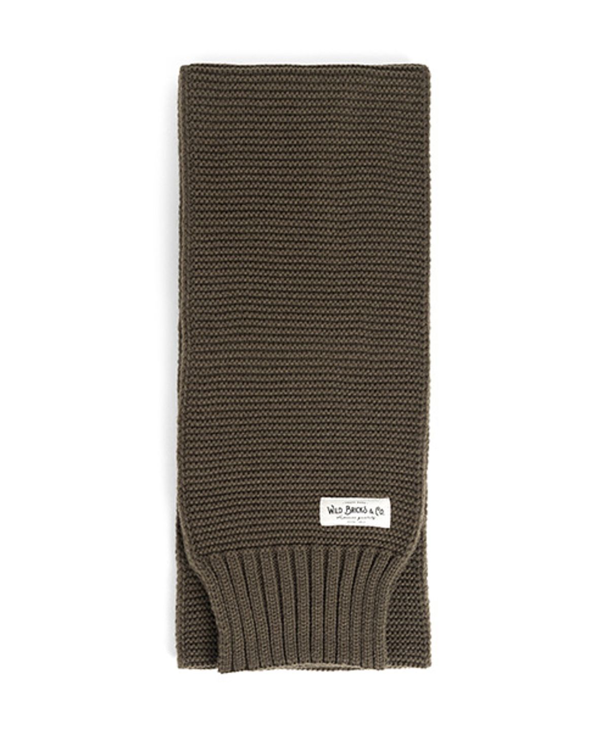 와일드 브릭스(WILD BRICKS) MILITARY KNIT MUFFLER (khaki)