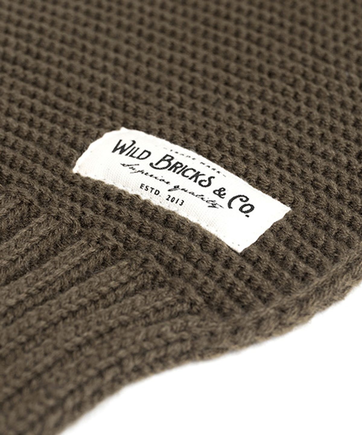 와일드 브릭스(WILD BRICKS) MILITARY KNIT MUFFLER (khaki)