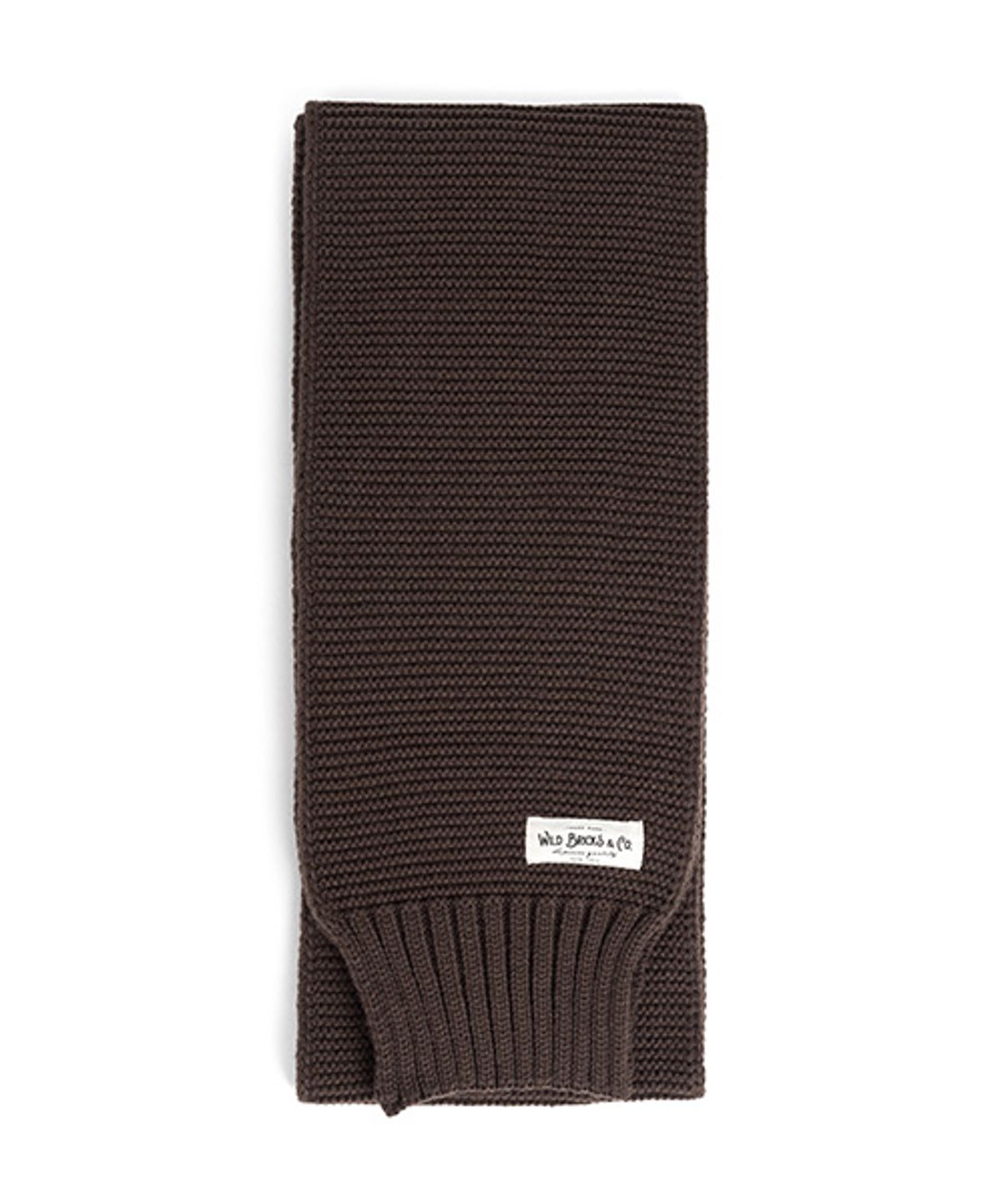 와일드 브릭스(WILD BRICKS) MILITARY KNIT MUFFLER (brown)