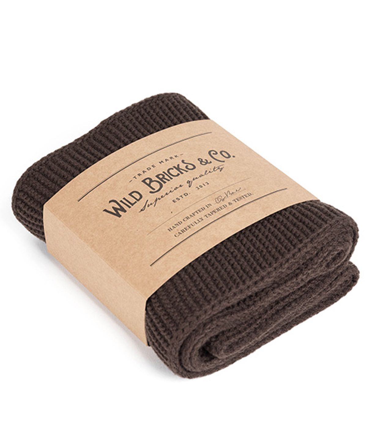 와일드 브릭스(WILD BRICKS) MILITARY KNIT MUFFLER (brown)