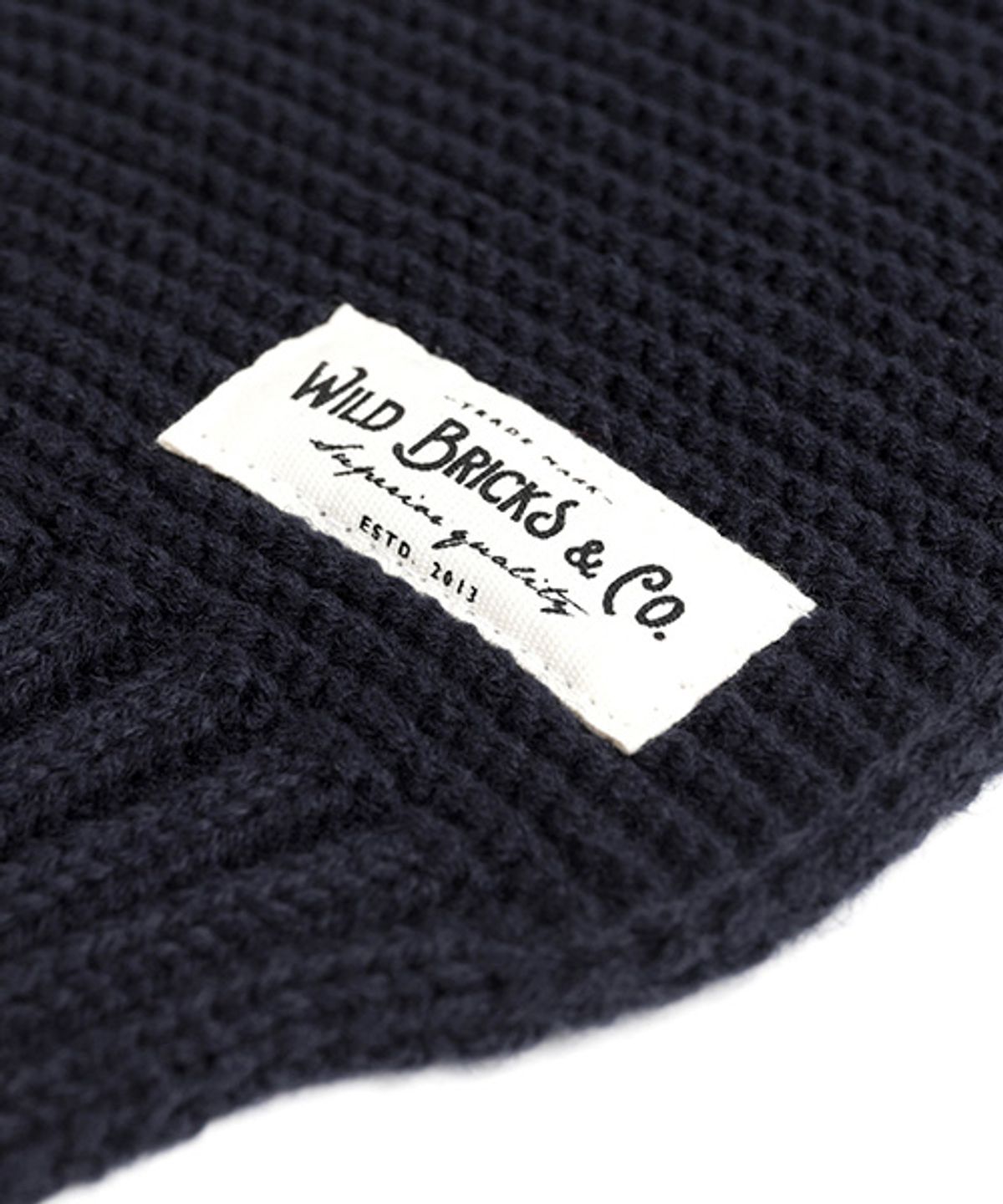 와일드 브릭스(WILD BRICKS) MILITARY KNIT MUFFLER (navy)