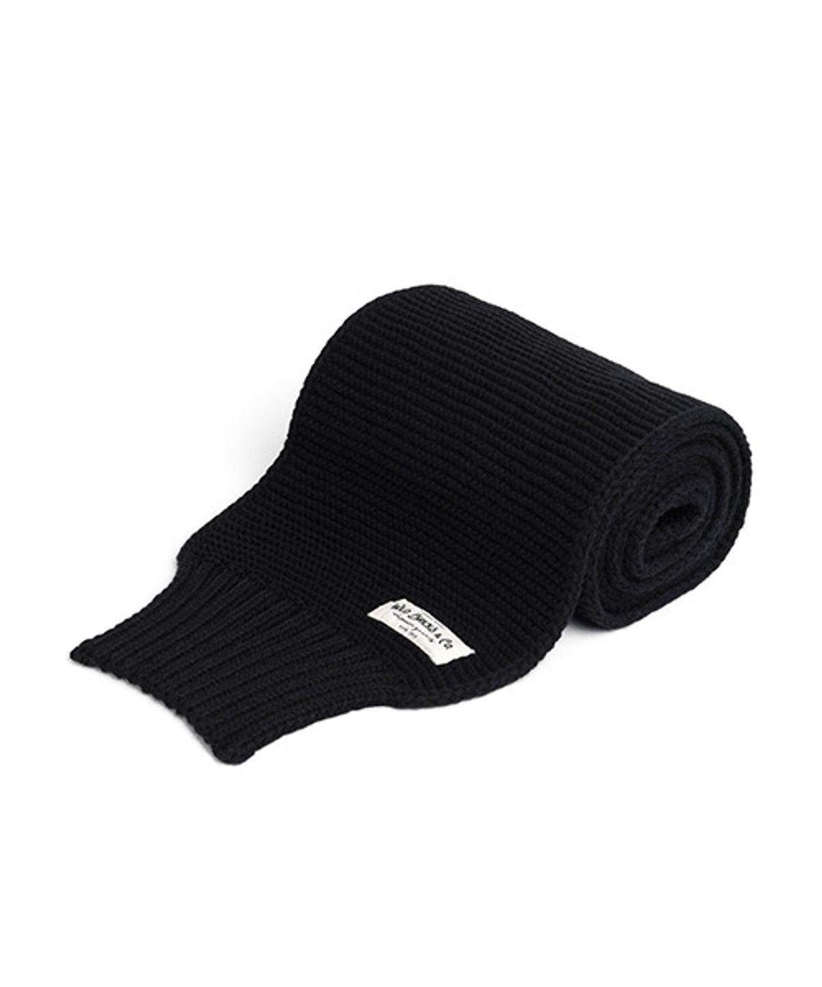 와일드 브릭스(WILD BRICKS) MILITARY KNIT MUFFLER (black)