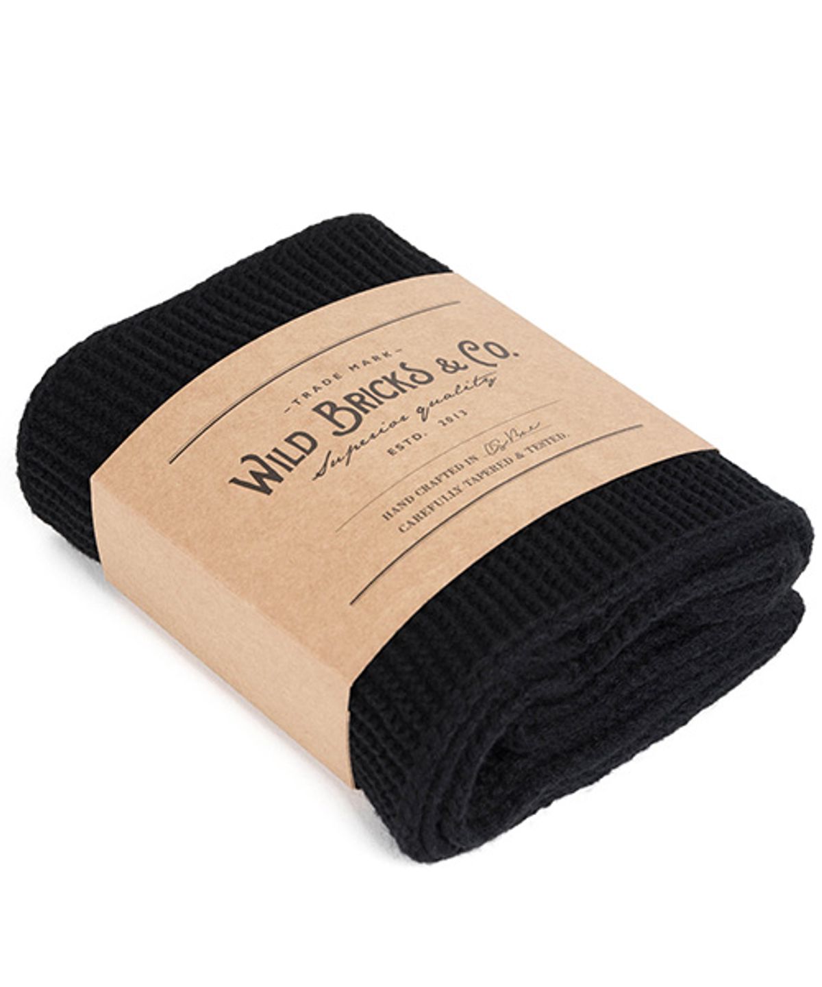 와일드 브릭스(WILD BRICKS) MILITARY KNIT MUFFLER (black)