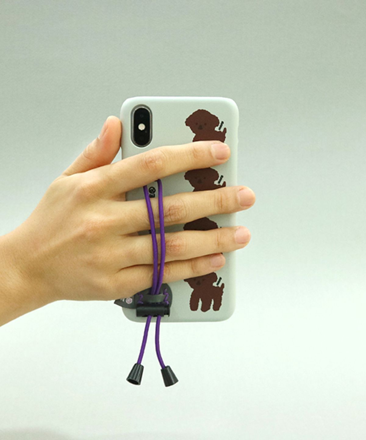세컨드유니크네임(SECOND UNIQUE NAME) SUN CASE STRING LIGHT GREY