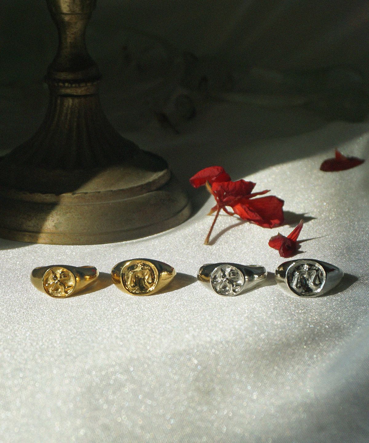 비자르 주얼리(BIZARRE JEWELRY) 각인 반지 (천사 & 저울)