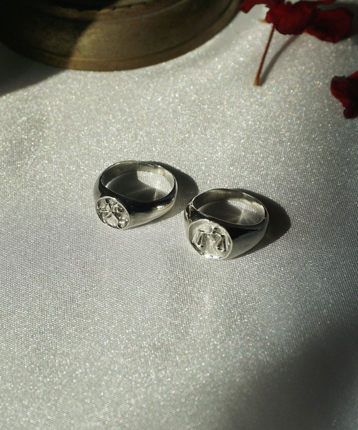 비자르 주얼리(BIZARRE JEWELRY) 각인 반지 (천사 & 저울)