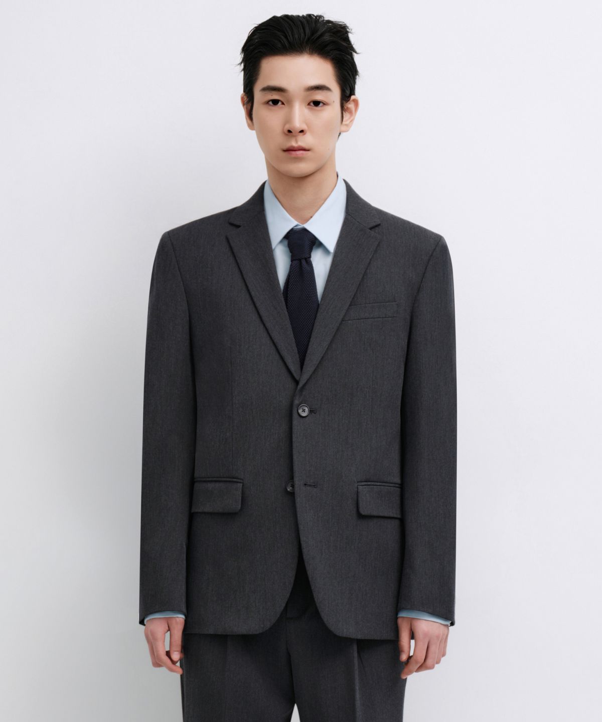 무신사 스탠다드(MUSINSA STANDARD) 베이식 블레이저 [차콜 그레이]