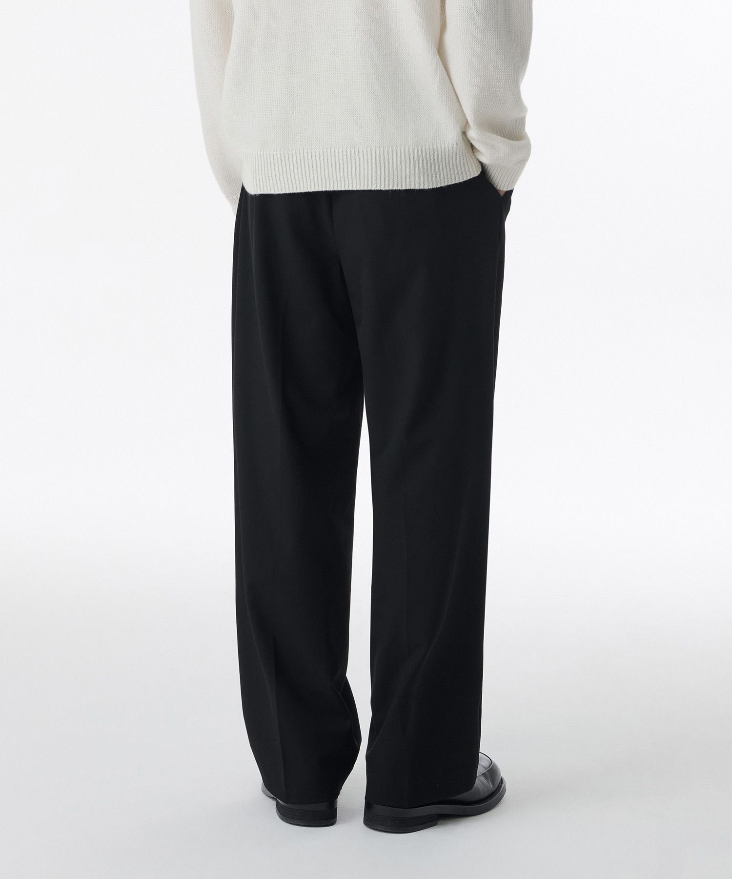 MUSINSA | MUSINSA STANDARD Real Wide Hidden Banding Slacks