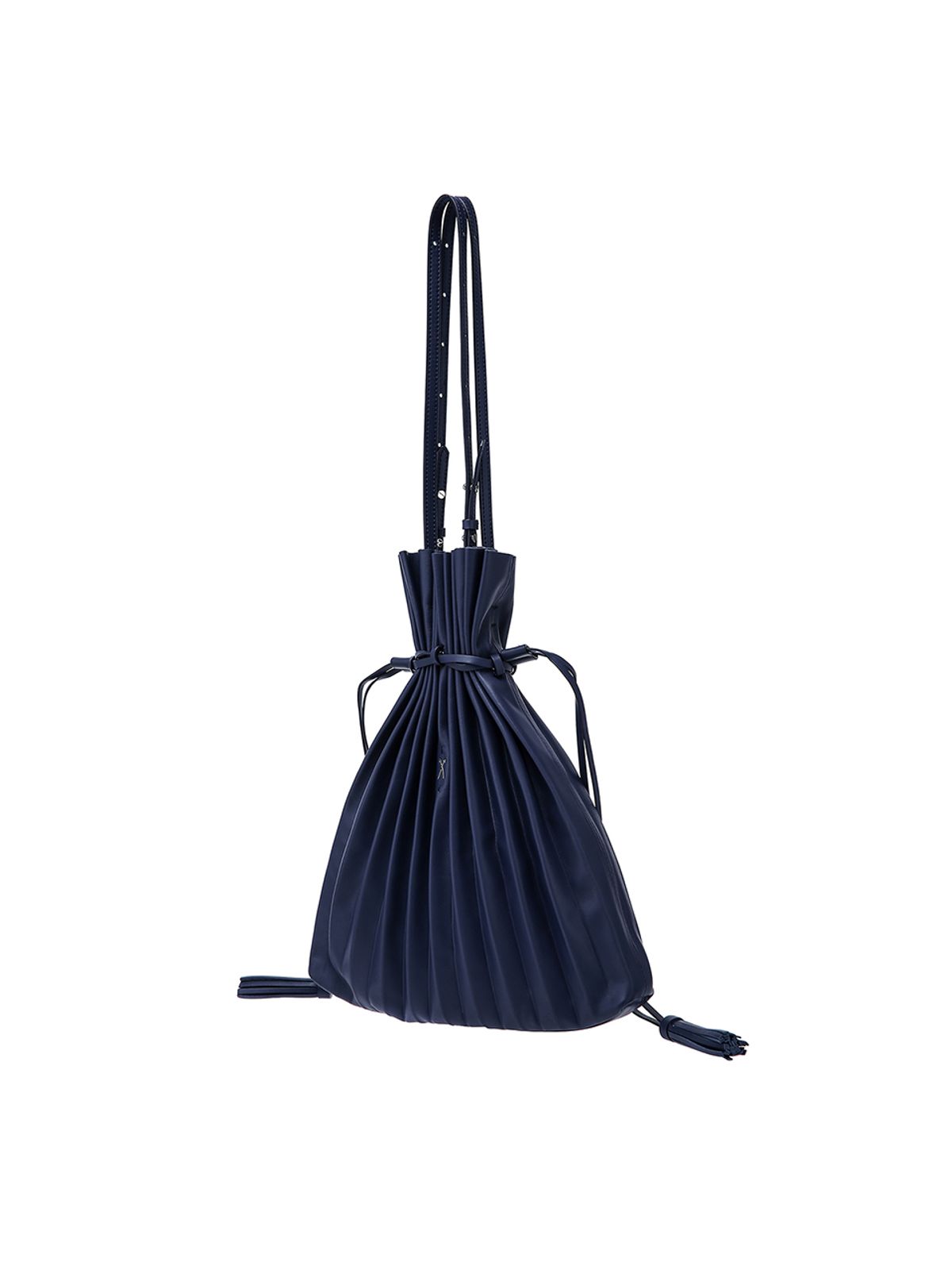 조셉앤스테이시(JOSEPH&STACEY) Lucky Pleats Shopper Posy Navy