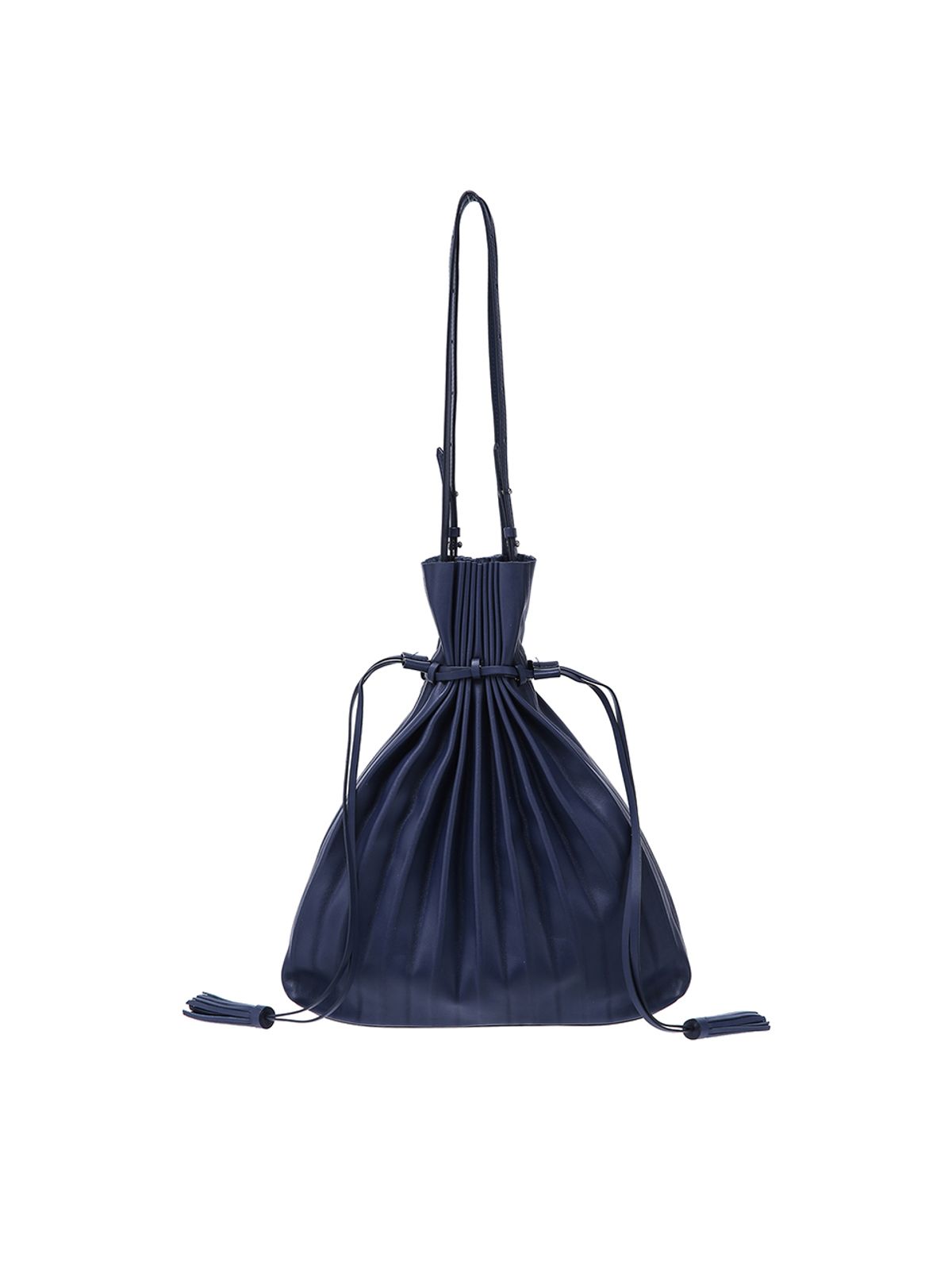 조셉앤스테이시(JOSEPH&STACEY) Lucky Pleats Shopper Posy Navy
