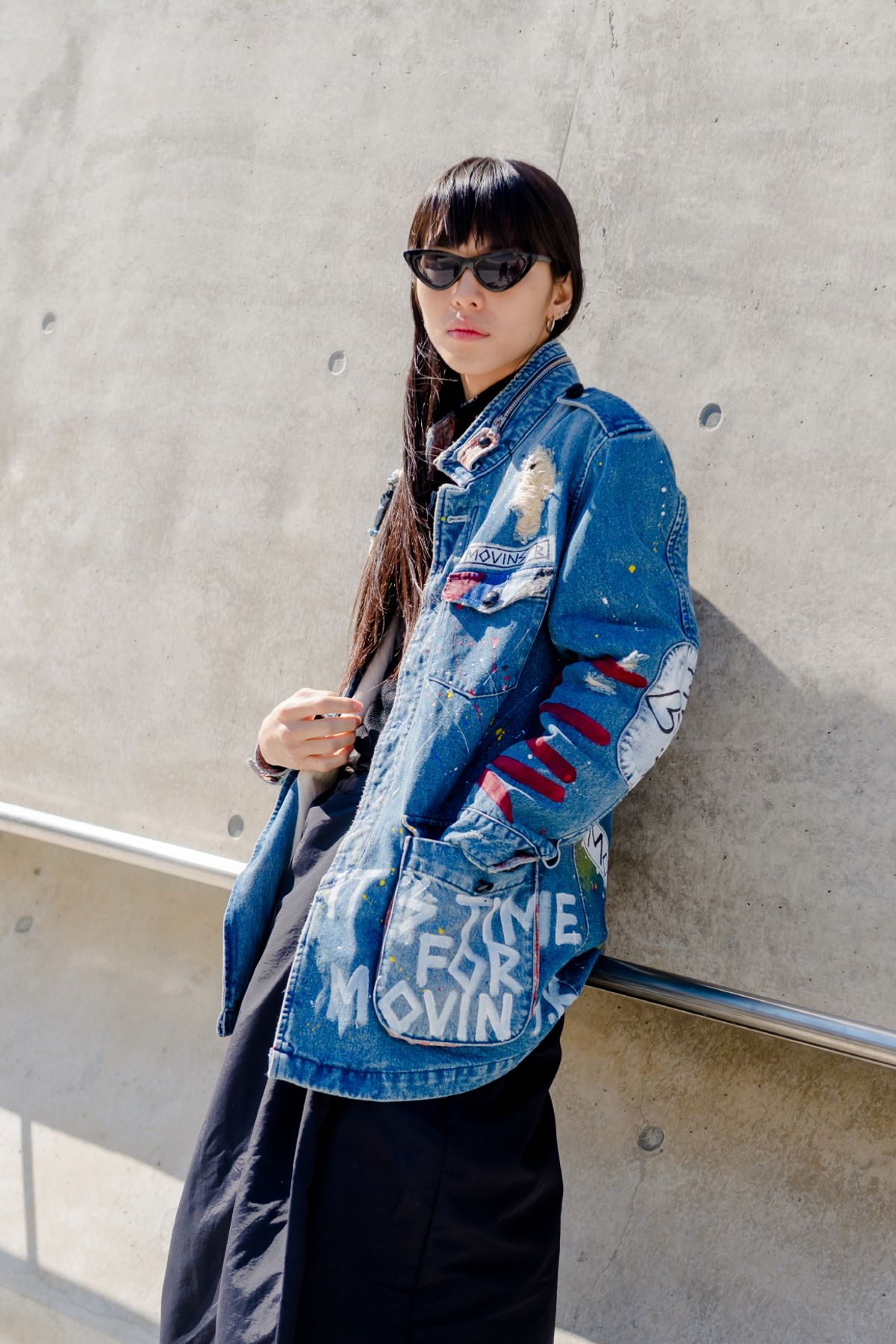 모빈스알(MOVINS.R) Aquila PAINTERS BREATH JKT