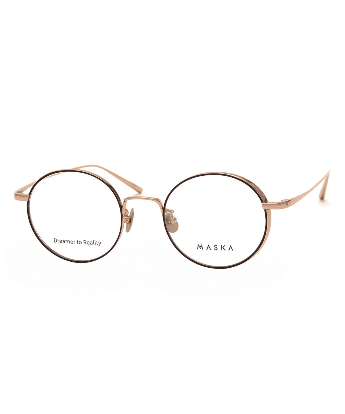 마스카(MASKA) R_BURT 03Br 알버트 로즈골드브라운