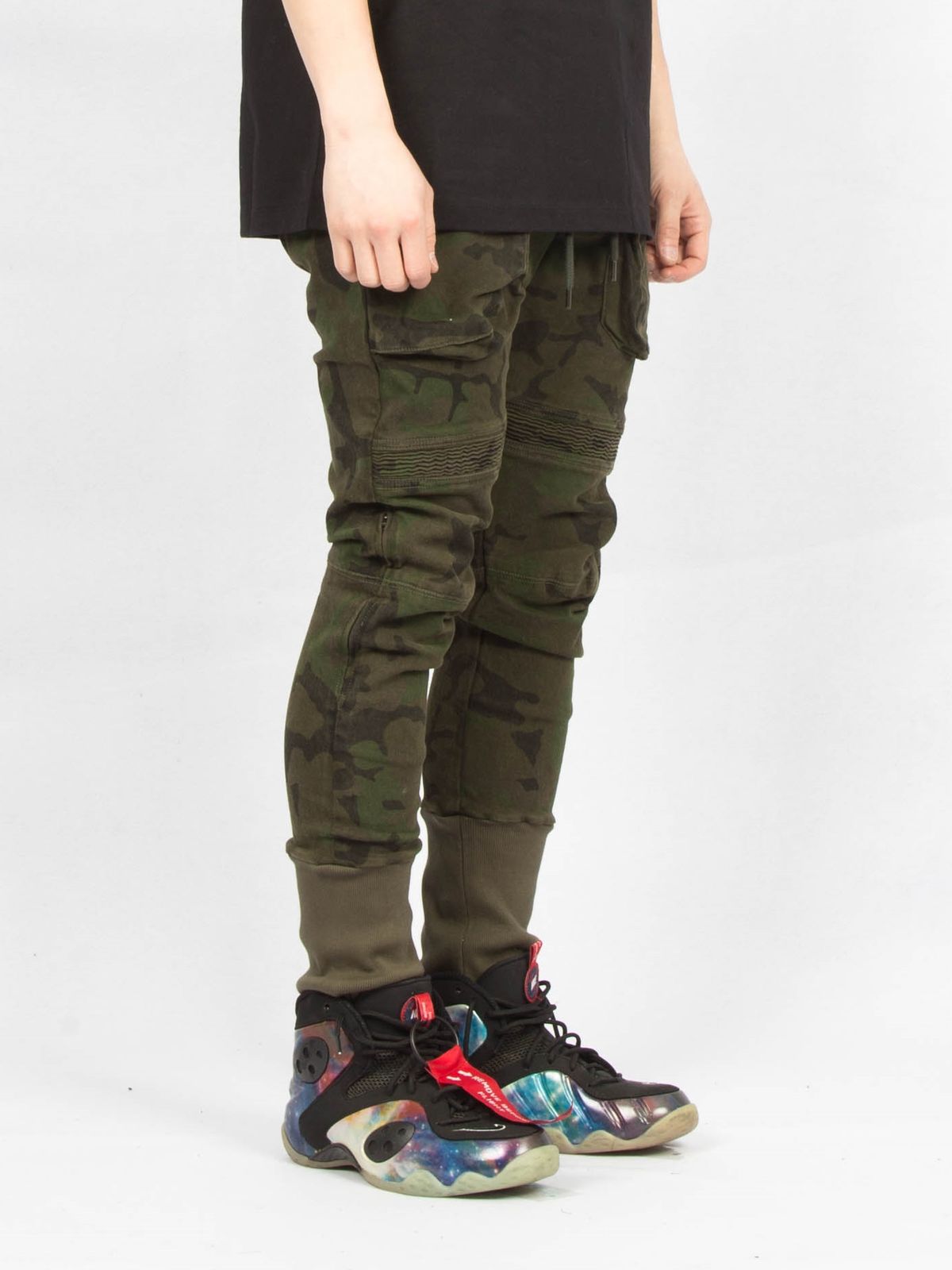 모빈스알(MOVINS.R) (카키카모)AURA RELAXED DENIM PANTS