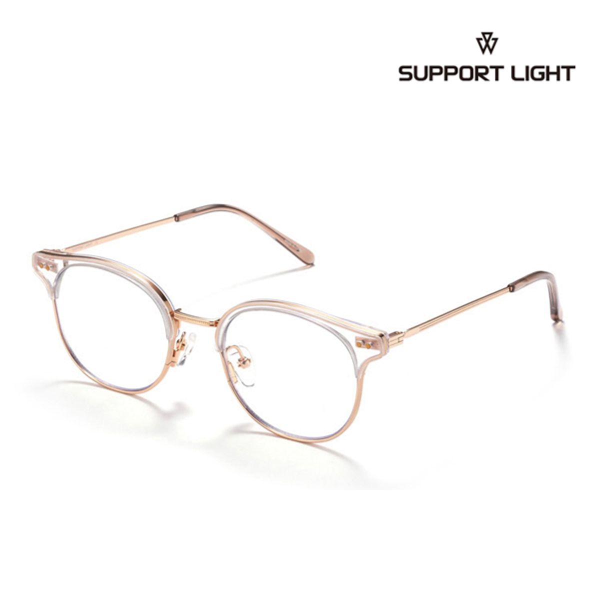 서포트라이트(SUPPORTLIGHT) 투명티타늄 안경테 LUZ