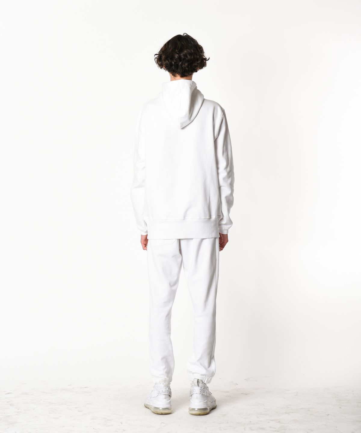 레이쿠(REIKU) rk imagine snap hoodie white  버튼 후드티