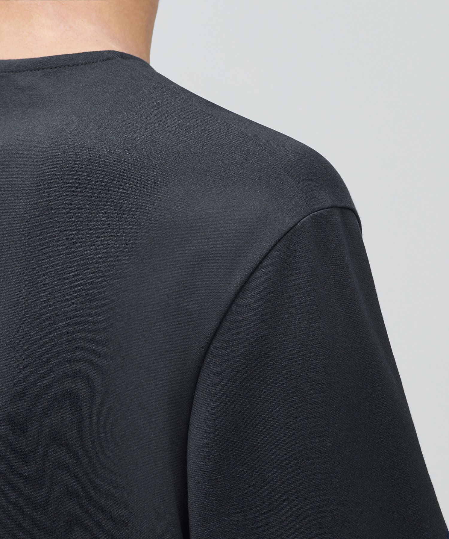 MUSINSA公式 | MUSINSA STANDARD Ponte Crew Neck Long Sleeve T