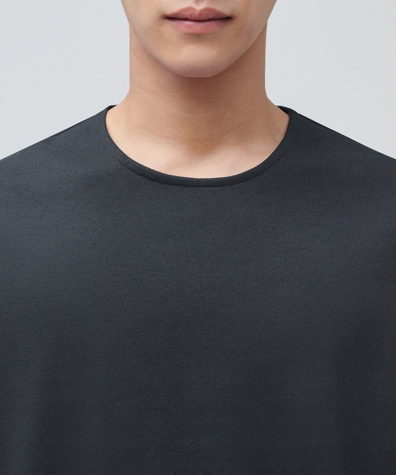 Tシャツ・カットソー *MUSINSA STANDARD* Ponte Crew Neck Long Sleeve T-Shirt Mediu MUSINSA | MUSINSA STANDARD Ponte Crew Neck Long Sleeve T