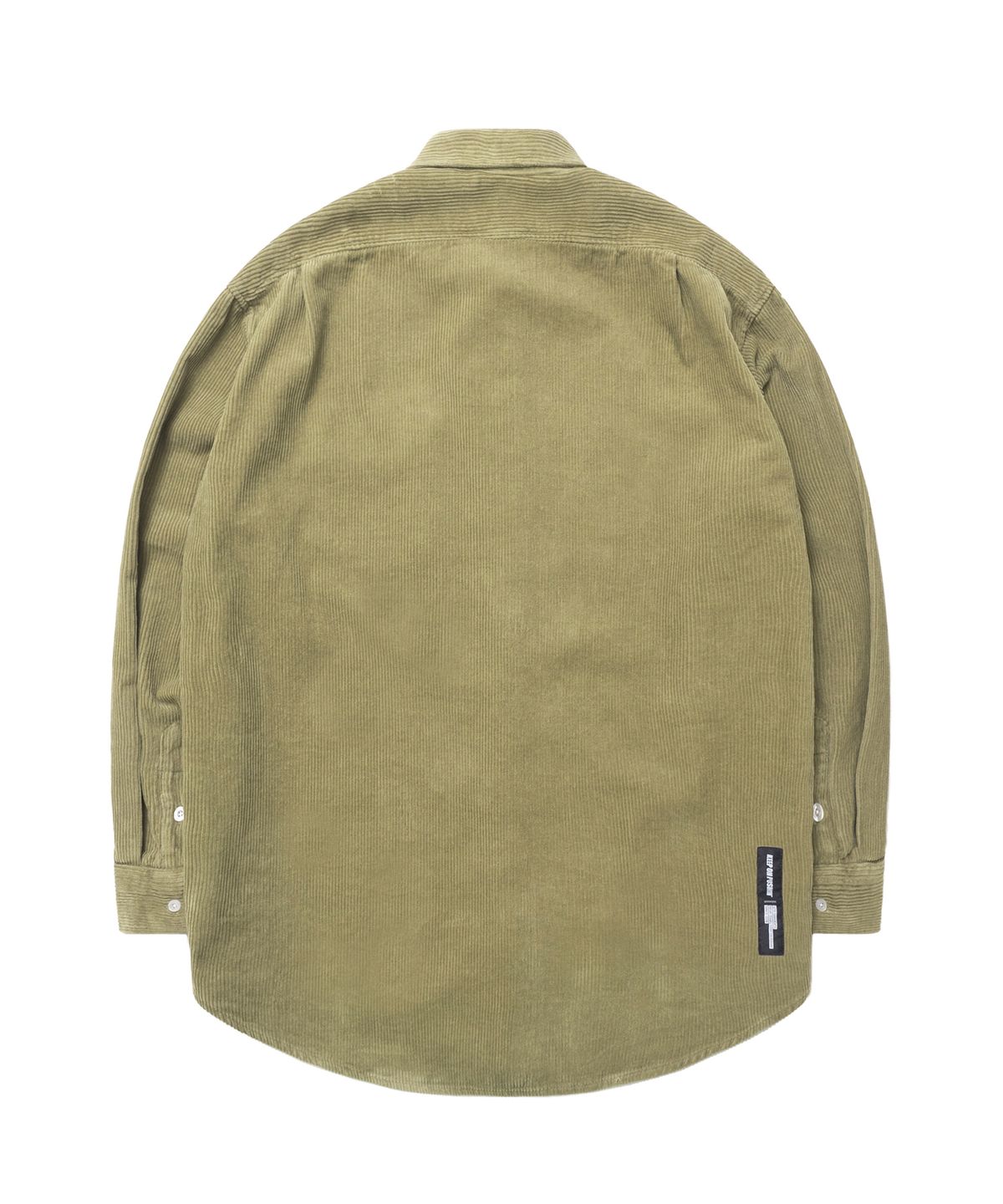 큐티에잇 가먼츠(QT8 GARMENTS) TL Corduroy Oversize Shirt (Khaki)