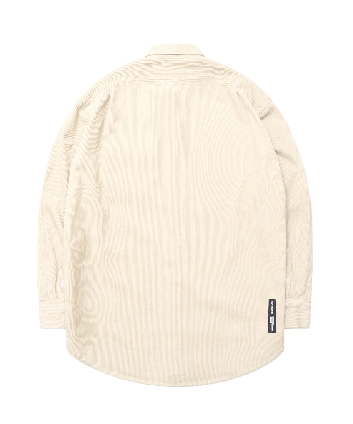 큐티에잇 가먼츠(QT8 GARMENTS) TL Corduroy Oversize Shirt (Cream)