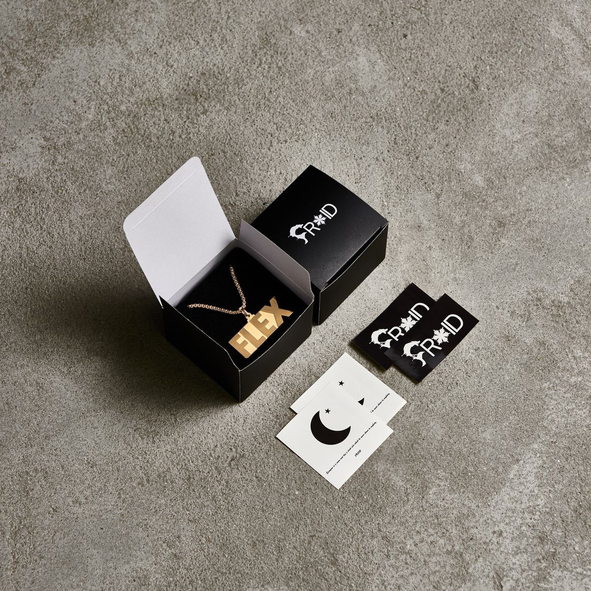 프루와(FROID) FLEX GOLD Necklace Type3