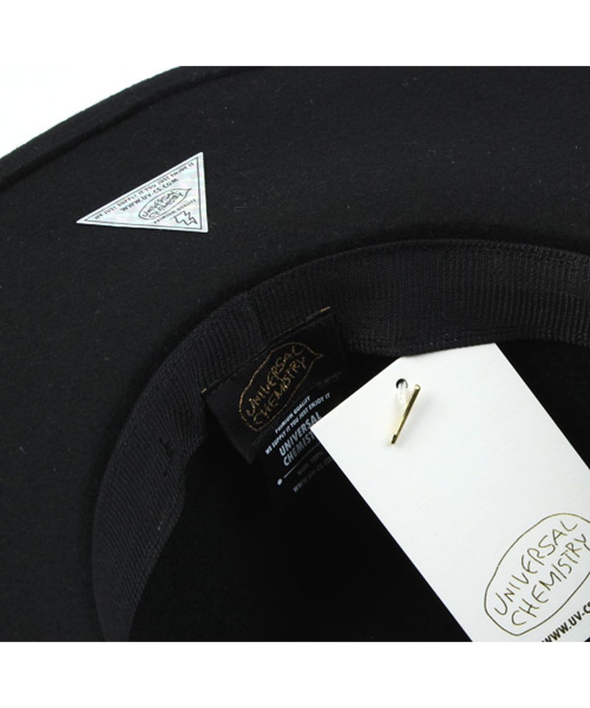 유니버셜 케미스트리(UNIVERSAL CHEMISTRY) Thunder Wool Black Fedora 울페도라
