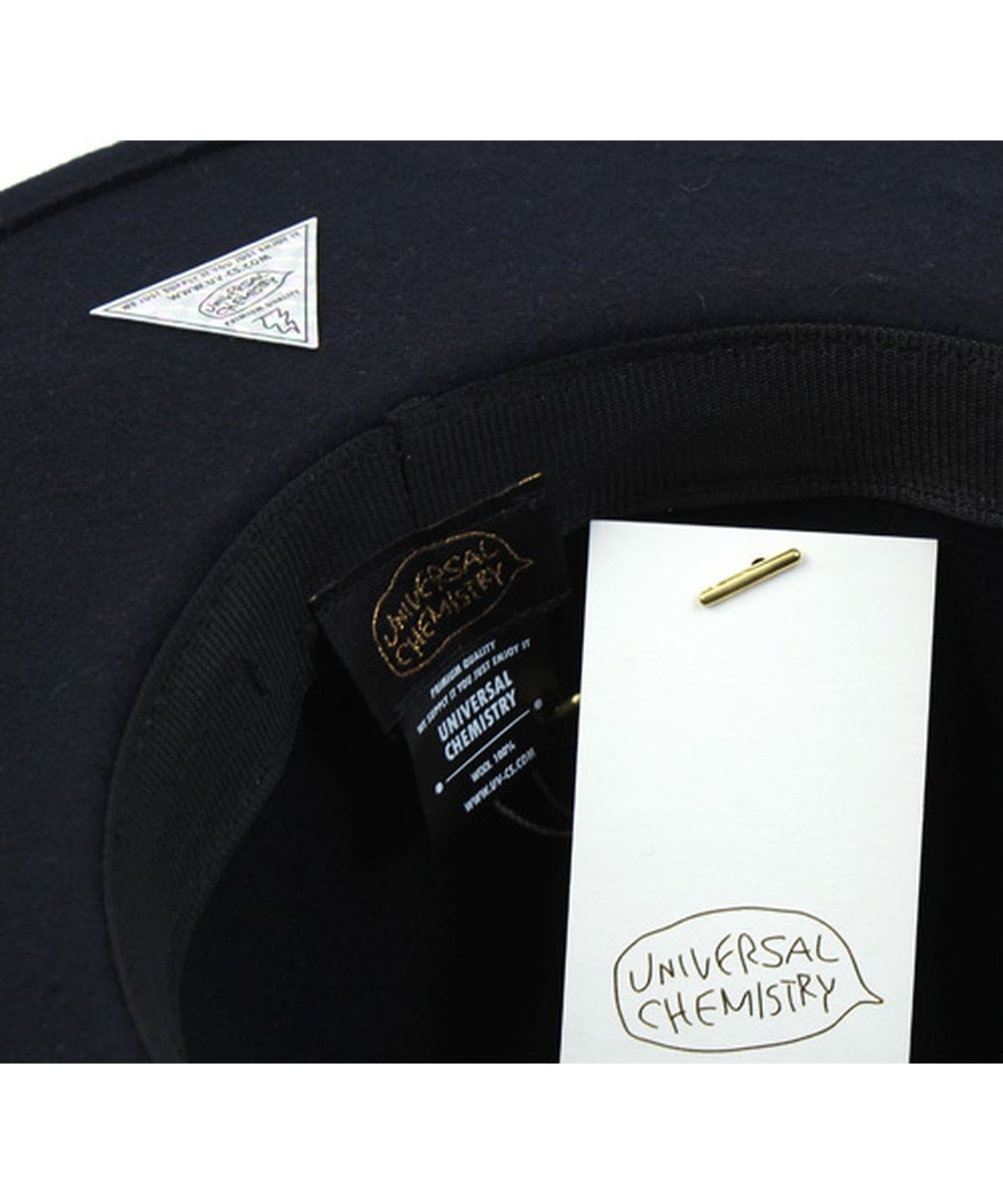 유니버셜 케미스트리(UNIVERSAL CHEMISTRY) Thunder Wool Navy Fedora 울페도라