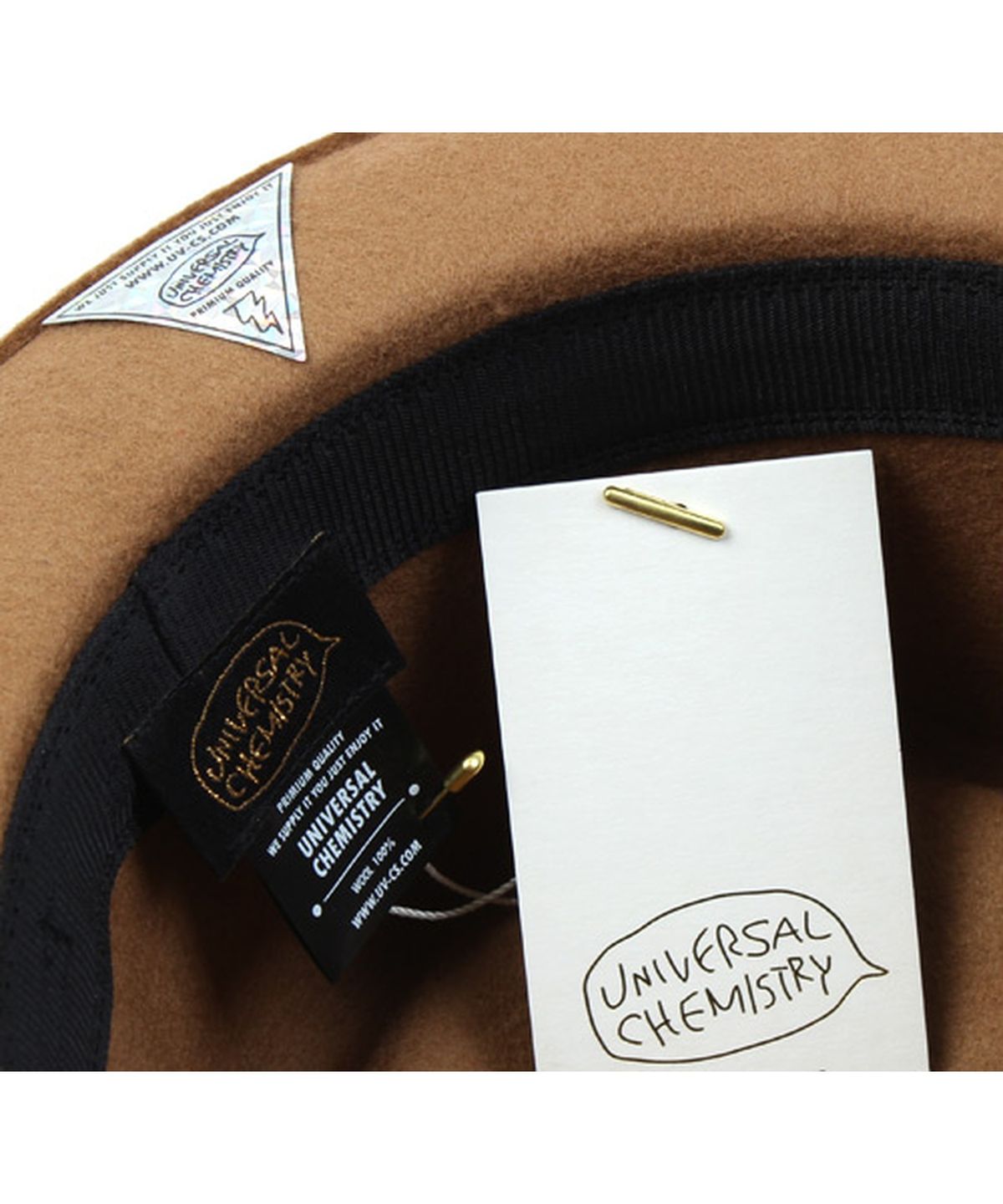 유니버셜 케미스트리(UNIVERSAL CHEMISTRY) Very Short Wool Beige Fedora 울페도라