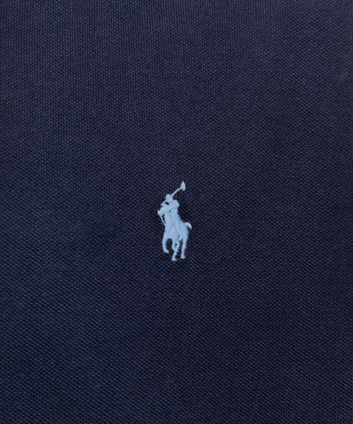 폴로 랄프 로렌(POLO RALPH LAUREN) 커스텀 슬림핏 메시 폴로 셔츠 - 네이비