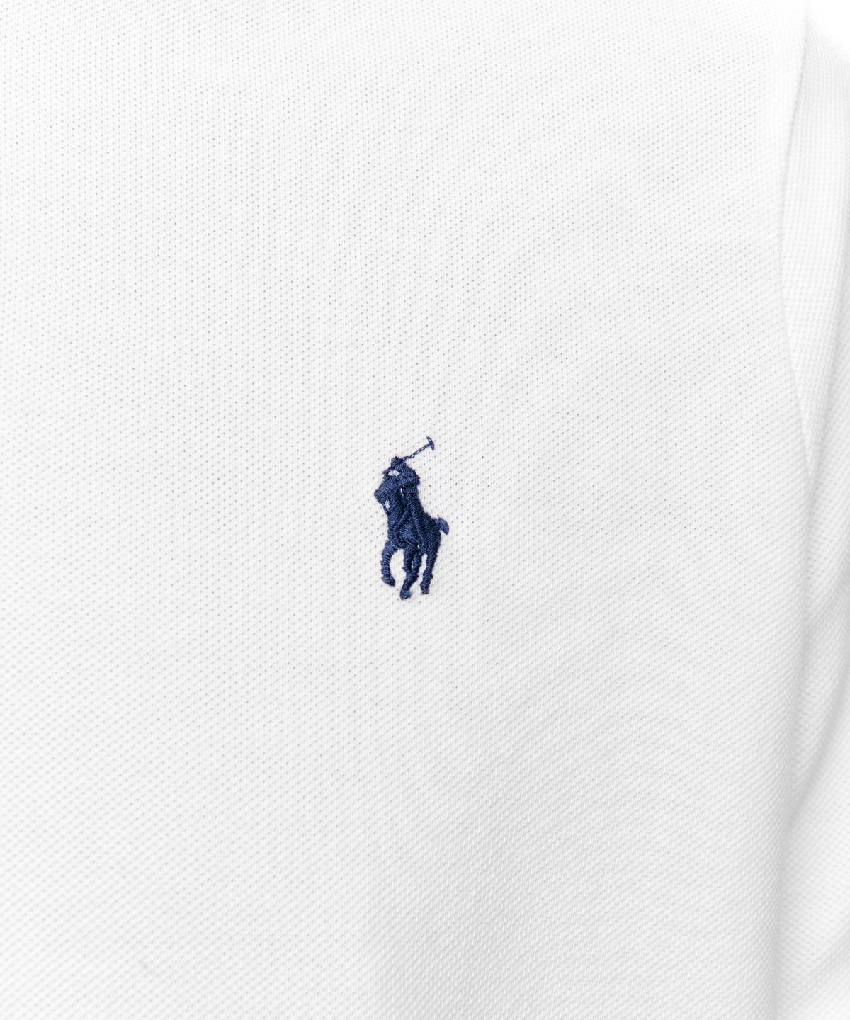 폴로 랄프 로렌(POLO RALPH LAUREN) 커스텀 슬림 핏 메시 폴로 - 화이트